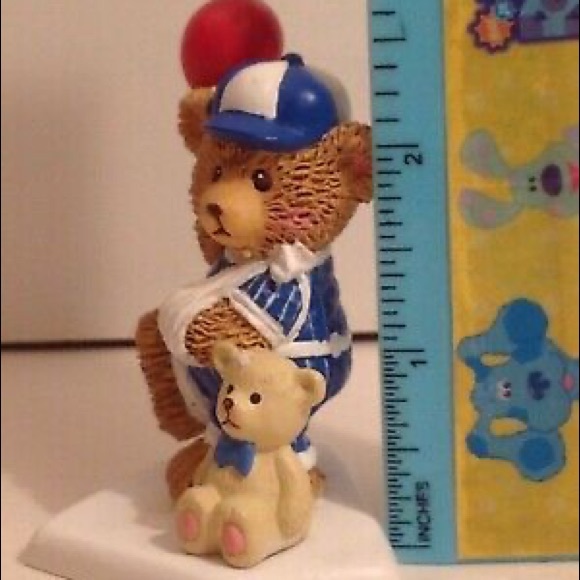 Brighter Days Bear in Baseball Uniform Figurine - Picture 10 of 12